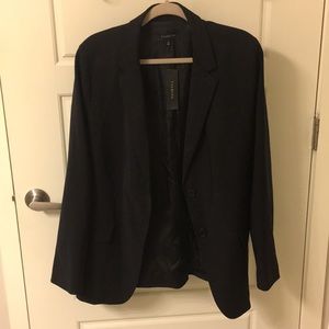 Talbots Long Black Blazer